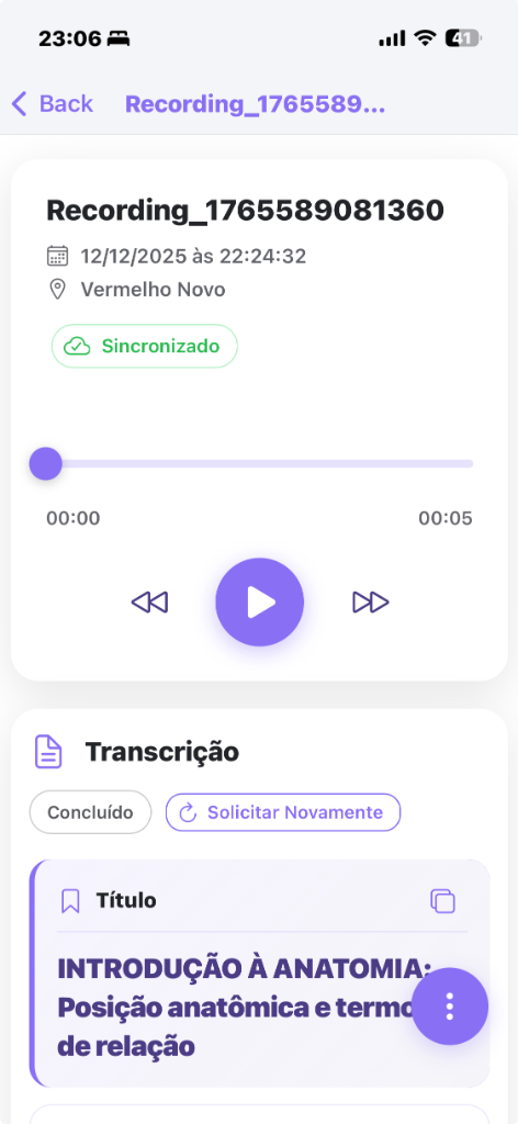 Speakfy Player Sincronizado